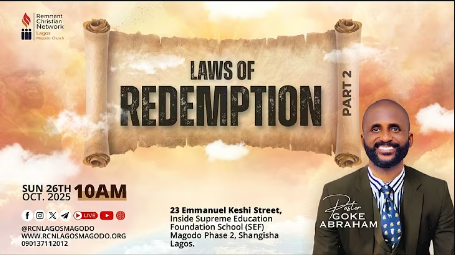 Redemption Pastor Goke Abraham